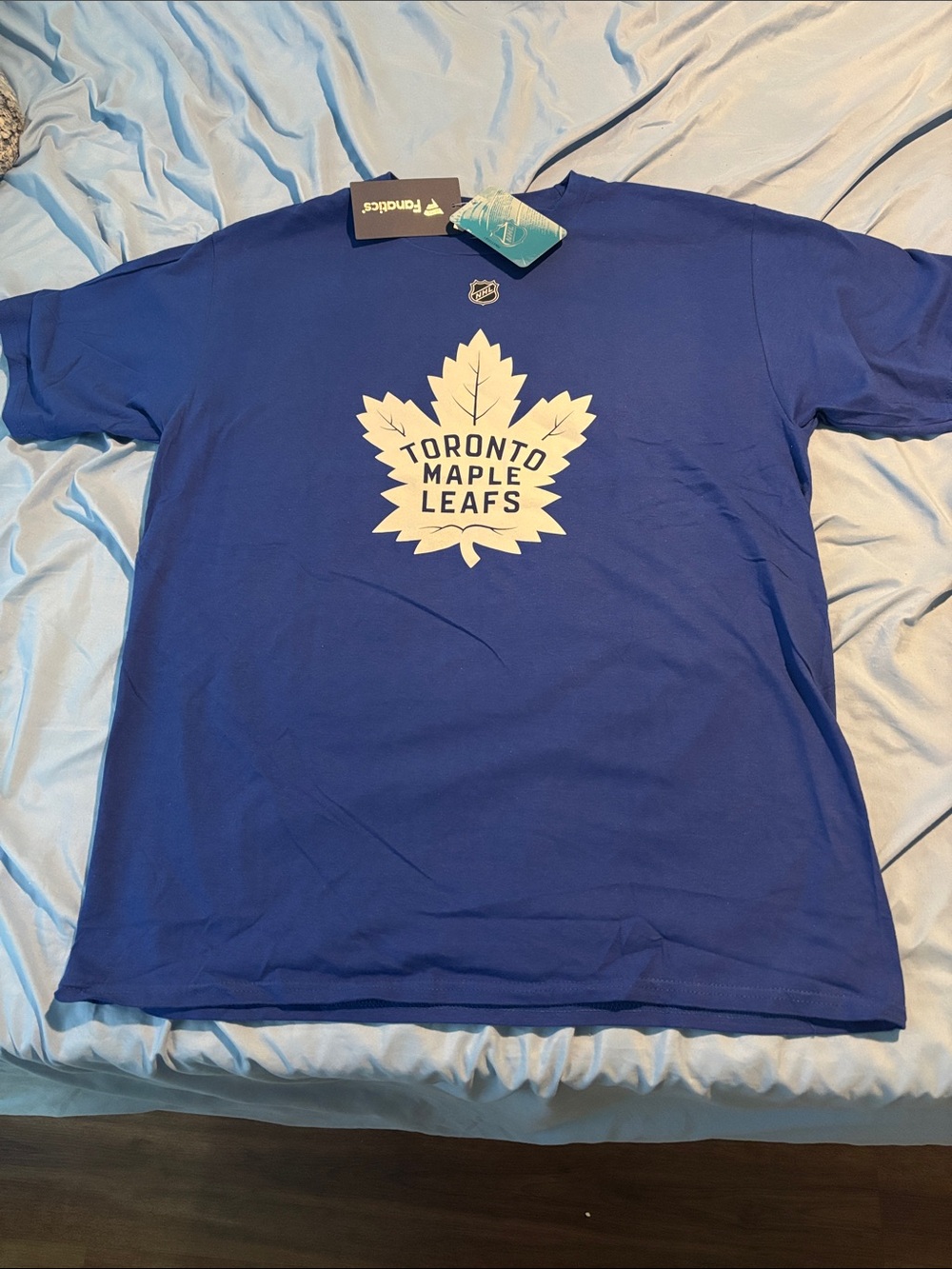 Fanatics Toronto Maple Leafs Royal Blue Tee with White Logo